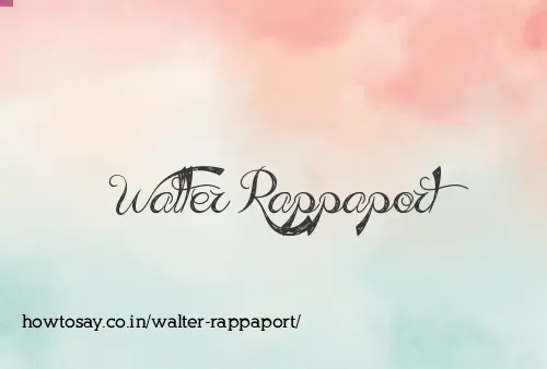 Walter Rappaport