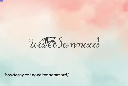 Walter Sammard