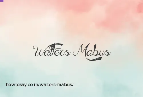 Walters Mabus