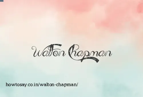 Walton Chapman