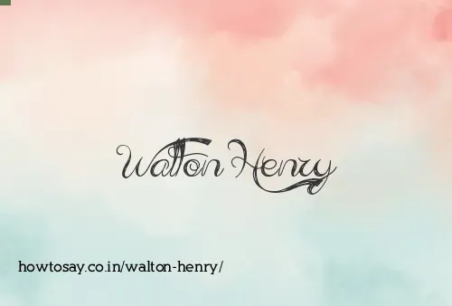 Walton Henry
