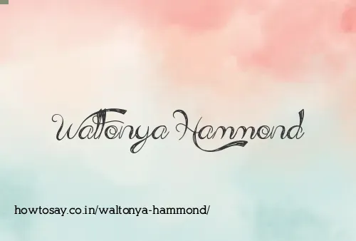Waltonya Hammond