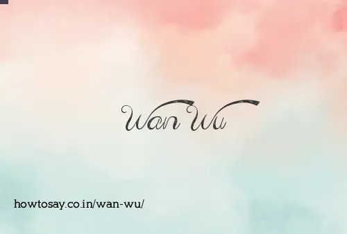 Wan Wu
