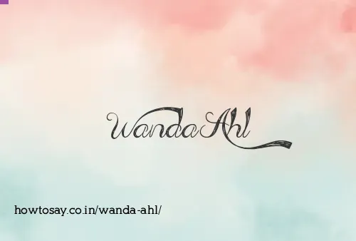 Wanda Ahl