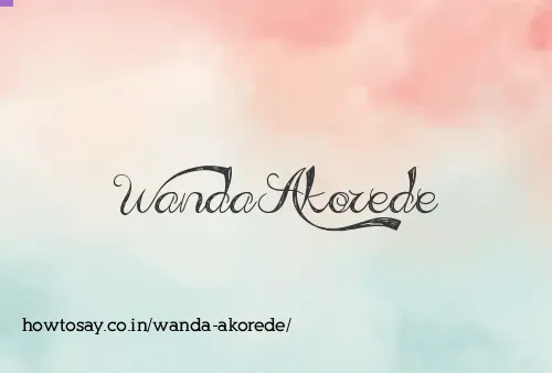 Wanda Akorede