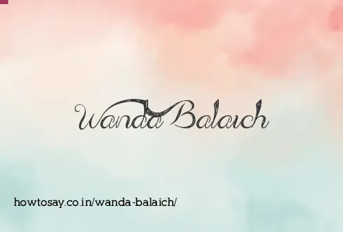 Wanda Balaich