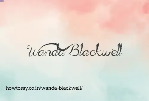 Wanda Blackwell