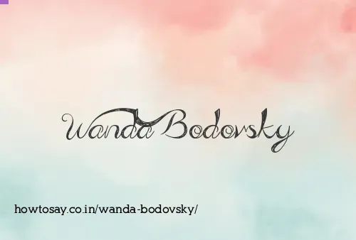 Wanda Bodovsky