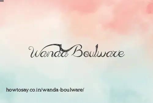 Wanda Boulware