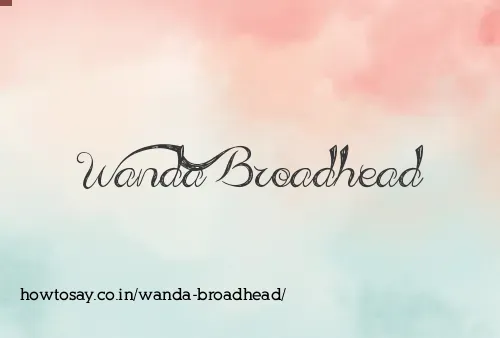 Wanda Broadhead