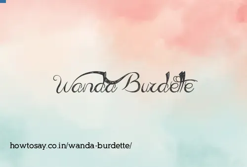 Wanda Burdette