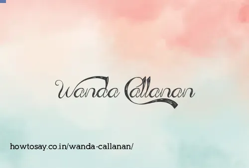 Wanda Callanan