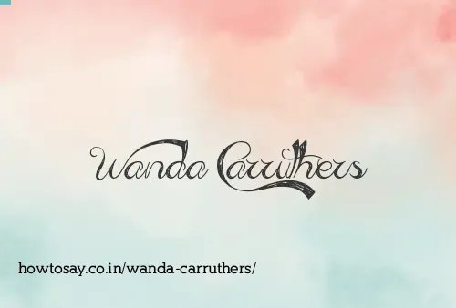 Wanda Carruthers
