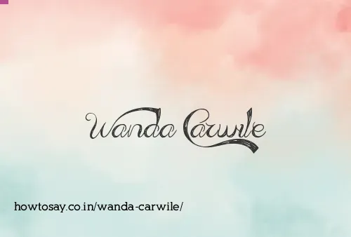 Wanda Carwile