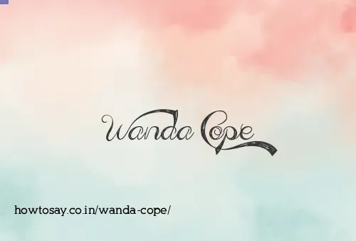 Wanda Cope