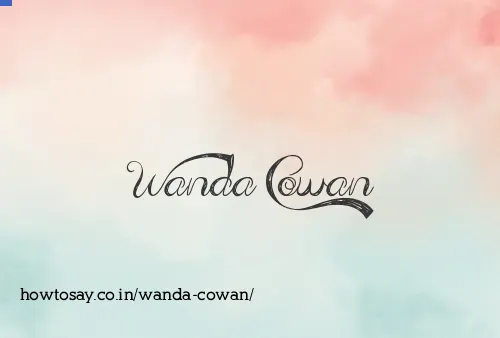 Wanda Cowan