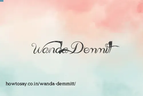Wanda Demmitt