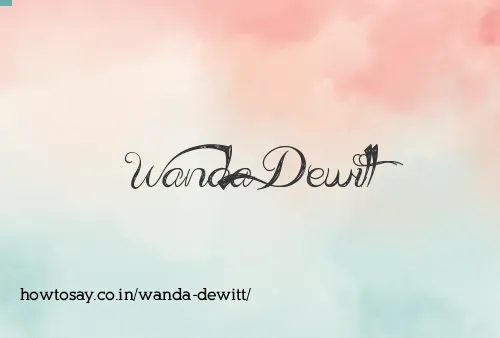 Wanda Dewitt