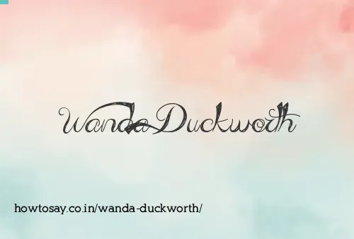 Wanda Duckworth