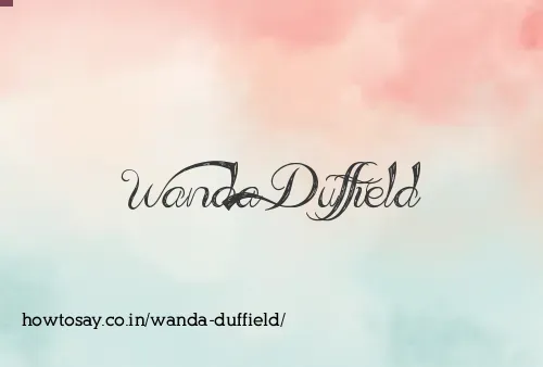 Wanda Duffield