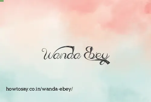 Wanda Ebey