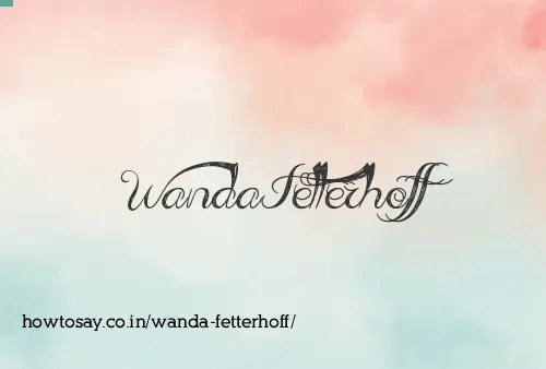 Wanda Fetterhoff