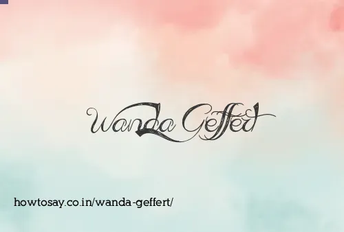 Wanda Geffert