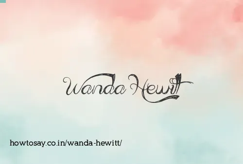 Wanda Hewitt
