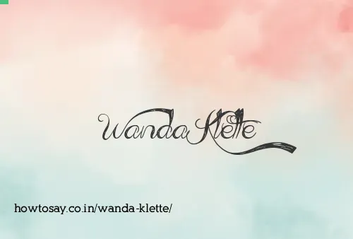 Wanda Klette