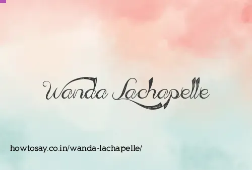 Wanda Lachapelle