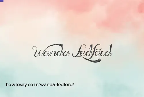 Wanda Ledford