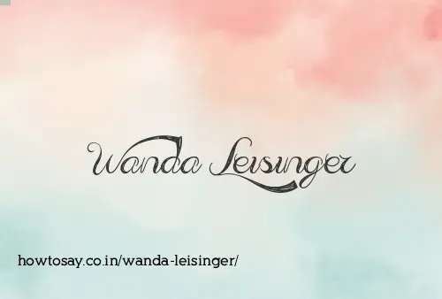 Wanda Leisinger