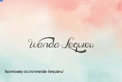 Wanda Lequieu