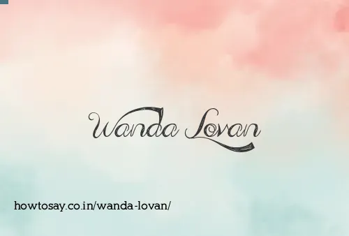 Wanda Lovan