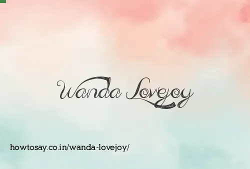 Wanda Lovejoy