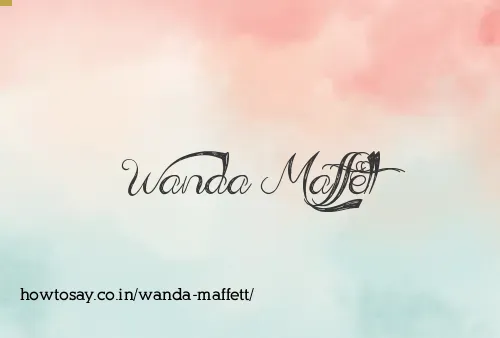 Wanda Maffett