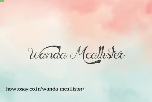 Wanda Mcallister