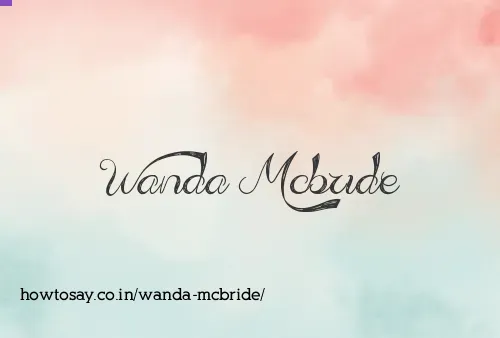 Wanda Mcbride
