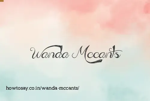 Wanda Mccants