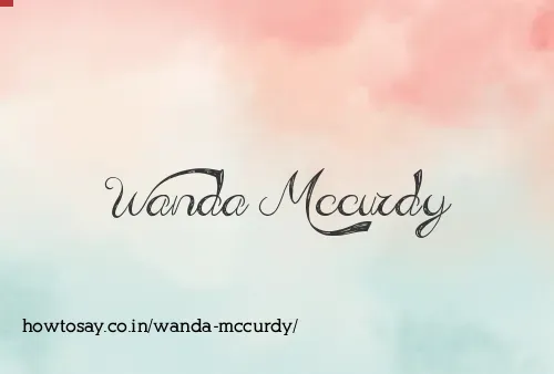 Wanda Mccurdy
