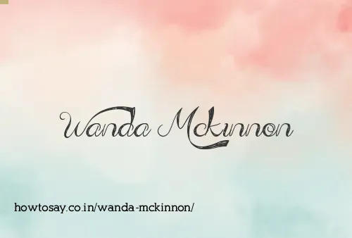 Wanda Mckinnon