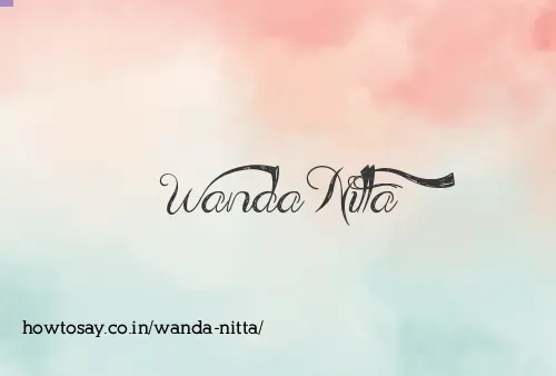 Wanda Nitta