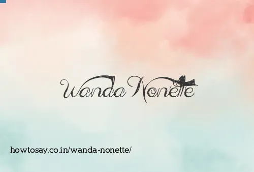 Wanda Nonette