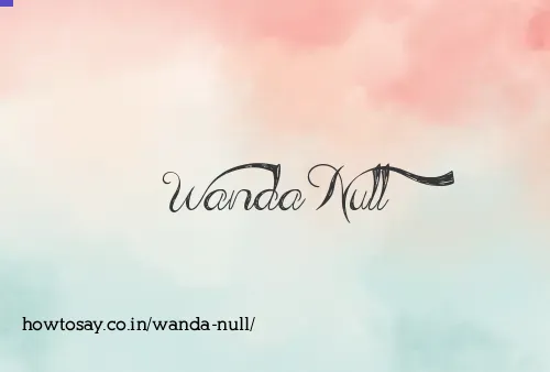 Wanda Null