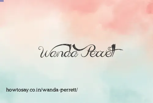 Wanda Perrett