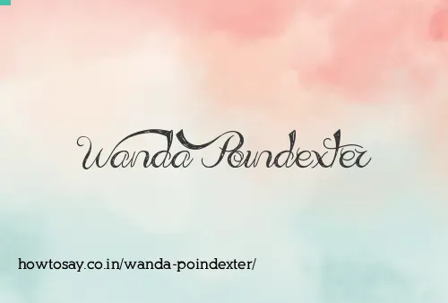 Wanda Poindexter