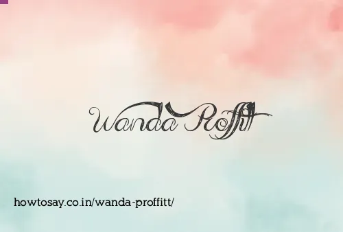 Wanda Proffitt