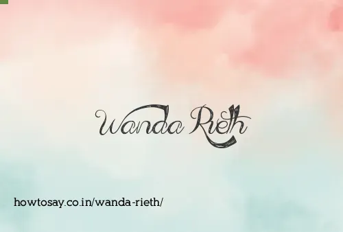 Wanda Rieth