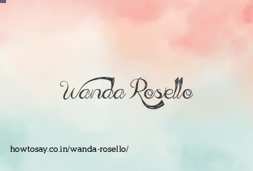 Wanda Rosello