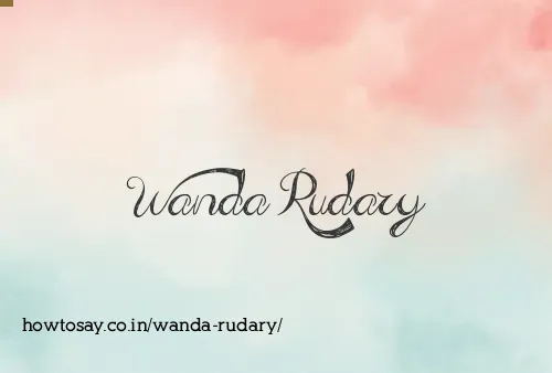 Wanda Rudary